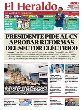 Cover of Diario El Heraldo