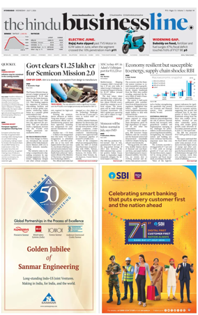 Cover of BusinessLine (Hyderabad)