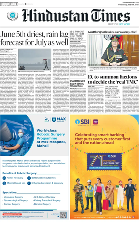 Cover of Hindustan Times (Jammu)