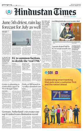 Cover of Hindustan Times Uttarakhand