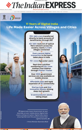 Cover of The Indian Express
