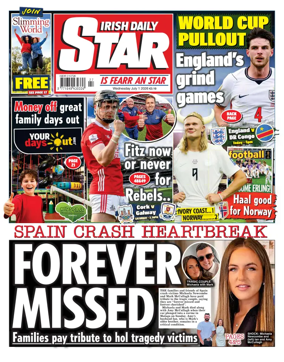 Cover of Irish Daily Star