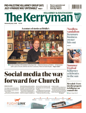 Cover of The Kerryman (South Kerry Edition)