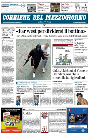 Cover of Corriere del Mezzogiorno (Campania)