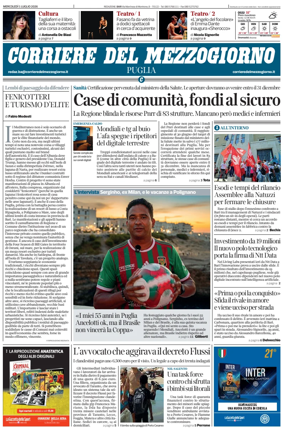 Cover of Corriere del Mezzogiorno (Puglia)