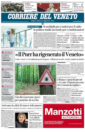 Cover of Corriere del Veneto (Treviso e Belluno)