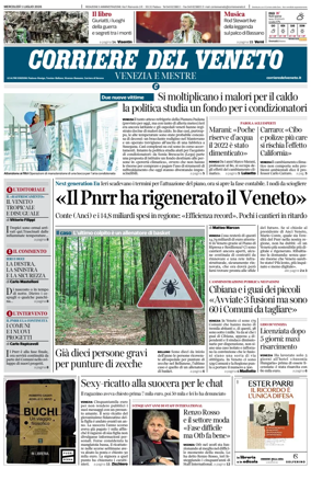 Cover of Corriere del Veneto (Venezia e Mestre)