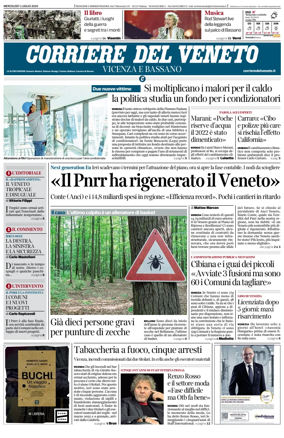 Cover of Corriere del Veneto (Vicenza e Bassano)