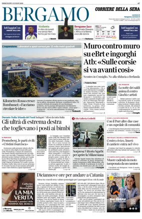 Cover of Corriere della Sera (Bergamo)