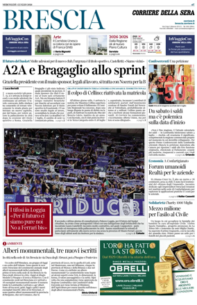 Cover of Corriere della Sera (Brescia)