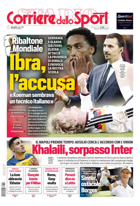 Cover of Corriere dello Sport (Lombardia)