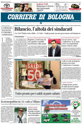 Cover of Corriere di Bologna