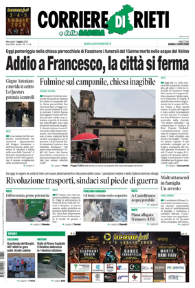Cover of Corriere di Rieti