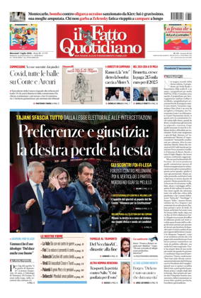 Cover of Il Fatto Quotidiano