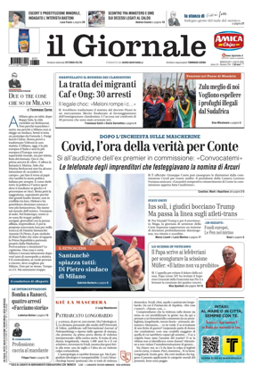 Cover of Il Giornale (Italy)