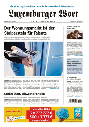 Cover of Luxemburger Wort