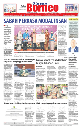 Cover of Utusan Borneo (Sabah)