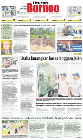 Cover of Utusan Borneo (Sarawak)