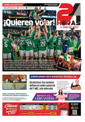 Cover of 24 Horas - El diario sin limites