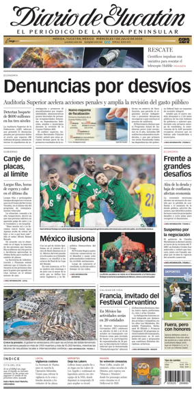 Cover of Diario de Yucatan