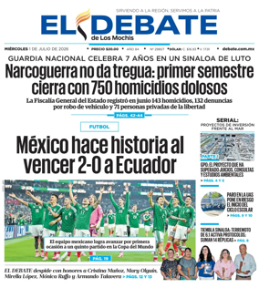 Cover of El Debate de Los Mochis