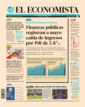 Cover of El Economista (Mexico)