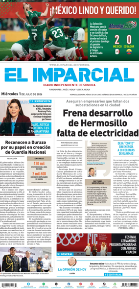 Cover of El Imparcial