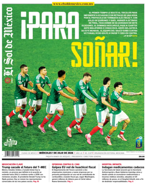 Cover of El Sol de Mexico