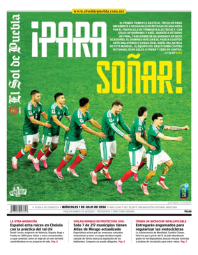 Cover of El Sol de Puebla