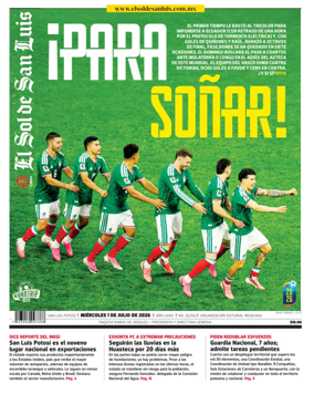 Cover of El Sol de San Luis Potosi