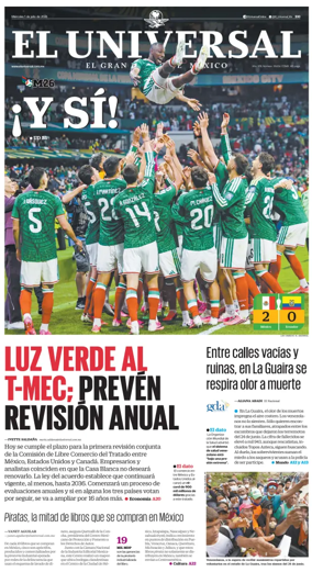 Cover of El Universal