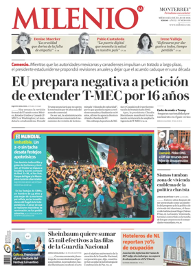 Cover of Milenio Monterrey