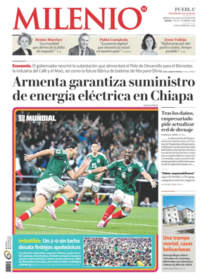 Cover of Milenio Puebla