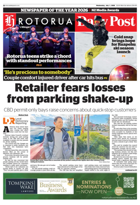 Cover of Rotorua Daily Post