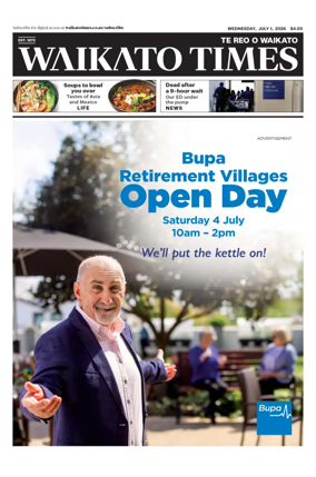 Cover of Waikato Times