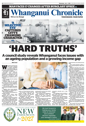 Cover of Whanganui Chronicle