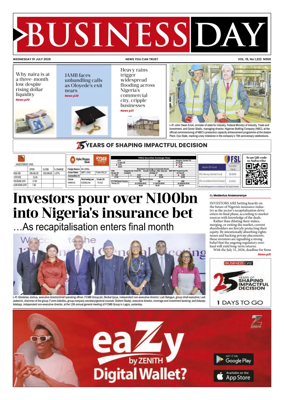 Cover of Business Day (Nigeria)