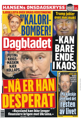 Cover of Dagbladet