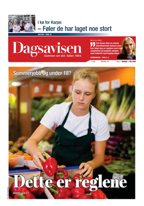 Cover of Dagsavisen