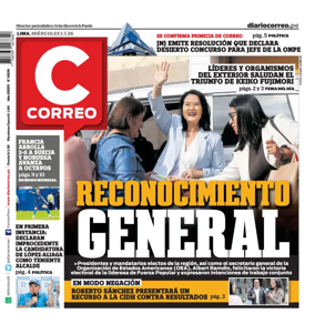 Cover of Diario Correo