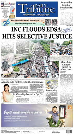 Cover of Daily Tribune (Philippines)