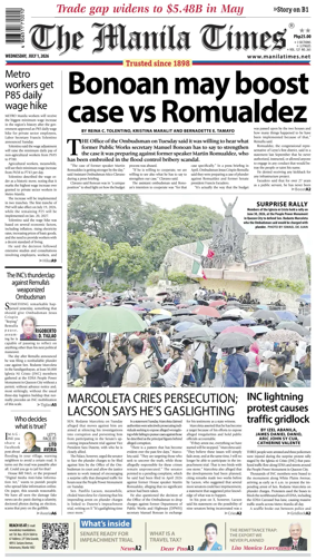 Cover of The Manila Times