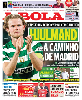 Cover of A BOLA (Portuguese)