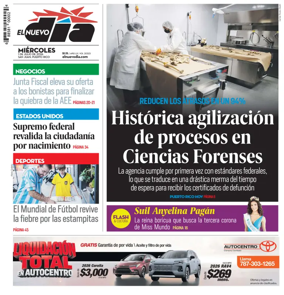 Cover of El Nuevo Dia