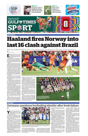 Cover of Gulf Times Sport