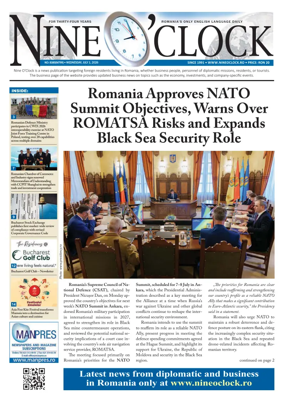 Cover of Nine o clock (Romania) Daily