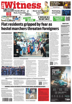 Cover of The Witness (South Africa)
