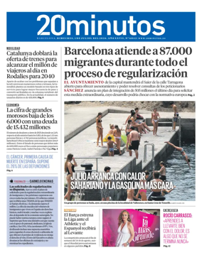 Cover of 20 Minutos Barcelona