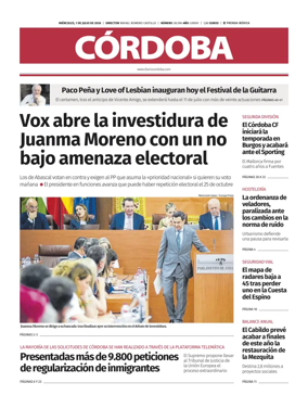 Cover of Diario Cordoba