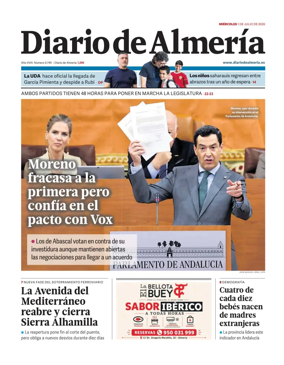 Cover of Diario de Almeria